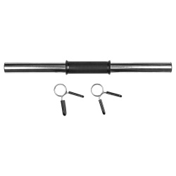 Bara gantera inSPORTline Onepump 45 cm / 30 mm cu sigurante - Img 3