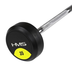 Bara haltera dreapta cu greutate fixa HMS GSG-35, 35 kg - Img 4