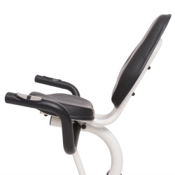 Bicicleta Magnetica Recumbent HMS R9259, alb-verde - Img 4