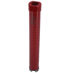 Carota diamantata Super PREMIUM ø28mm x 180mm x M16 pentru gaurire Beton armat, Zidarie, Granit - DXQZ.REDCORE.28 - Img 4