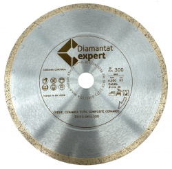 Disc DiamantatExpert pt. Ceramica dura, portelan pt. terase gros - 300x60 (mm) Ultra Premium - DXWD.DKG.300.60