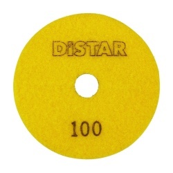 Discheta diamantata flexibila pentru slefuire uscata gresie portelanata, diam. 100mm gran. 100 - DiStar-80115429035 - Img 2
