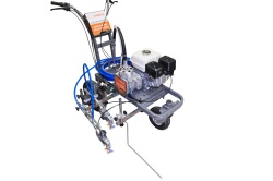 Echipament airless pentru trasat marcaje rutiere - Complet Echipat - 1/4", 2 pistoale, 1.8L/min, 5.5hp Honda - CNO-APSR-Duo-Honda - Img 4