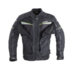 Geaca Moto Barbati W-TEC Progair Negru/Galben Florescent - Img 9