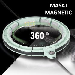 HHM13 HULA HOOP GREEN MAGNETIC WITH WEIGHT + COUNTER HMS - Img 5