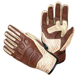 Manusi Moto Piele W-TEC Retro Maro/Bej - Img 5