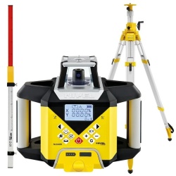 Pachet nivelă laser rotativă Nivel System NL640R Digital, cu receptor RD600 Digital, cu pante digitale X/Y, trepied SJJ32, stadie LS35