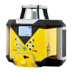 Pachet nivelă laser rotativă Nivel System NL720G Digital, cu senzor digital RD500G, pantă manuală pe axa X și Y, autoaliniere, trepied SJJ1, stadie LS24 - Img 5