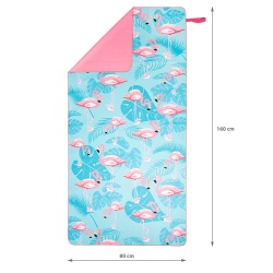 Prosopul Microfibra Nils NCR14 Flamingo 160 x 80 cm - Img 6