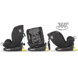 Scaun auto rotativ cu isofix grupa 0-36 kg Coccolle Nova 2022 Moonlit Grey - Img 10