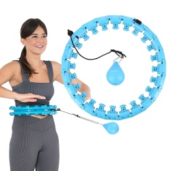 Set Cerc Hula Hoop cu Greutate HMS HHW01 si Centura Talie BR163 - Img 2