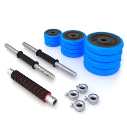 SET DE GANTERE 30 KG HMS BARBELL - Img 6