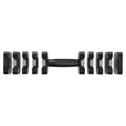 Set gantere reglabile HMS HL02 2 x 5 KG, negru - Img 10