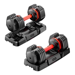 Set Gantere Reglabile inSPORTline DuraBell 2 x 6.5 - 24.5 kg - Img 1