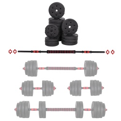 Set Haltera si Gantere Ciment inSPORTline CEMBER 40KG - Img 10