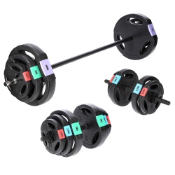 Set Haltera si Gantere HMS SGSP60 62kg - Img 2