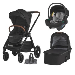 Sistem modular 3in1 Coccolle Aspen Jet Black + Scoica C Knox Greystone - Img 1