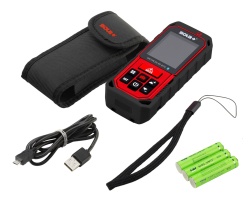 Telemetru cu laser roșu & Bluetooth/Camera - 80m, METRON 80 BTC - Sola-71029101 - Img 4