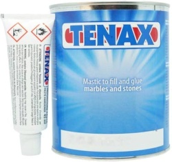 Adeziv / mastic solid transparent, pt. piatra naturala si quartz - Tenax Solido 1lt + catalizator tub 45ml - Img 2