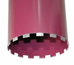 Carota diamantata segment Turbo Laser 3DTECH pt. beton armat diam. 202 x 450 (mm) - ULTRA Premium - DXQZ.3D1117.202 - Img 4