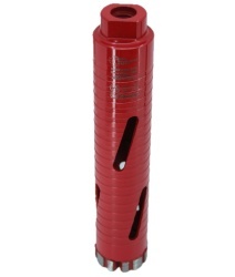 Carota diamantata Super PREMIUM ø41mm x 180mm x M16 pentru gaurire Beton armat, Zidarie, Granit - DXQZ.REDCORE.41 - Img 3