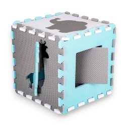 Foam Puzzle Playmat w/ Playpen inSPORTline Burgino 30 x 30 x 1 cm, 36 Pieces - Img 5