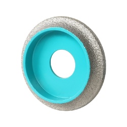 Freza diamantata pentru profilare granit, marmura, gresie Profil Semirotund , R-10mm, ∅75x22,23mm - BIHUI-DGV310 - Img 2