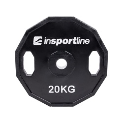 Greutate cauciucata 20kg/31mm inSPORTline Ruberton - Img 5
