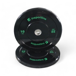 Greutate cauciucata inSPORTline Bumper Plate Lite 5 kg/ 50 mm - Img 2