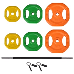 Haltera set inSPORTline Pump 2 - 20 kg (30 mm) - Img 4
