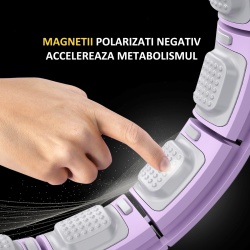 HHM13 HULA HOOP GREEN MAGNETIC WITH WEIGHT + COUNTER HMS - Img 5