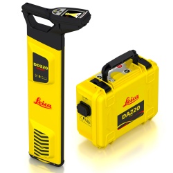 Localizator Utilitati DD220 (50Hz), pachet adancime cu transmitator DA230 (850268+850274+850276) - Leica-6011593 - Img 1