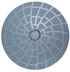 Paduri / dischete diamantate brazate in vacuum pt. slefuire uscata #100 Ø125mm - DXDY.DRYPADVACU.125.0100