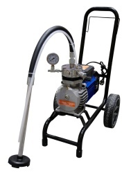 Pompa de vopsit si zugravit AIRLESS Diafragma Profesională cu Carucior - Complet Echipata - 1/4", 1.8kW, 5L/min - CNO-APSD5-CART - Img 2