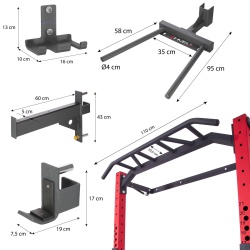 Power rack pliabil HMS KLT22 - Img 12