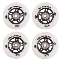 Roti WORKER 80 mm si rulmenti ABEC-7 Chrome - set 4 buc. - Img 3