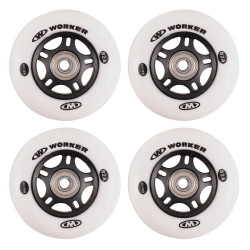 Roti WORKER 84mm si Rulmenti ABEC-9 chrome - Set 4 bucati - Img 3