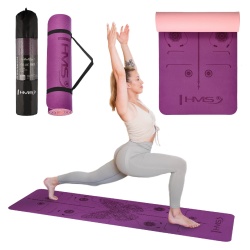Saltea Yoga HMS YM10 TPE, Albastru Inchis - Img 2