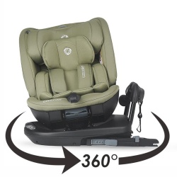 Scaun auto rotativ iSize 40-150 cm Coccolle Velsa Moss green - Img 2