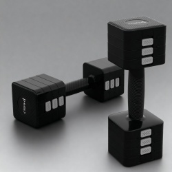 Set gantere reglabile HMS HL02 2 x 5 KG, negru - Img 7