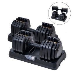Set gantere reglabile inSPORTline DuraBell 2 x 5 ? 41 kg