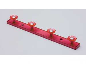 Şiruri de cuiere 8161 168, roz plastic