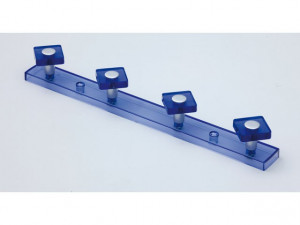 Şiruri de cuiere 8168 168, albastru plastic