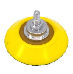 Suport flexibil cu velcro pt. dischete / paduri diamantate si accesorii cu scai Ø50mm - prindere filet M5x0.5mm - CNO-MPU350W-PADSUP50 - Img 3