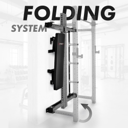 Aparat multifunctional POWER RACK HMS KLT34, Rosu - Img 5