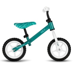 Bicicleta de echilibru NILS FUN RB134 10'', Verde - Img 4