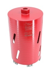 Carota diamantata Super PREMIUM ø127mm x 180mm x M16 pentru gaurire Beton armat, Zidarie, Granit - DXQZ.REDCORE.127 - Img 5