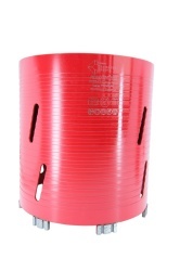 Carota diamantata Super PREMIUM ø182mm x 180mm x M16 pentru gaurire Beton armat, Zidarie, Granit - DXQZ.REDCORE.182 - Img 6