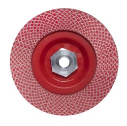 Disc lamelar diamantat pt. slefuit granit, gresie, portelan, sticla - #200, Ø125mm, M14 - RUBI-32939 - Img 2