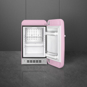 Frigider cu 1 ușă, retro, 50's Style, 73 cm, 34 l, roz, balamale în dreapta, Smeg FAB5RPK5